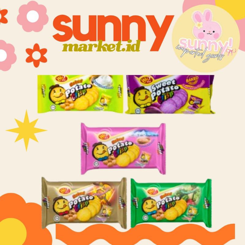 

SUNNYMARKET - WINWIN WIN2 WIN WIN BAKED POTATO CRISP KERIPIK KENTANG PANGGANG BBQ VEGETABLE SAYURAN UBI MANIS SWEET IMPORT IMPOR MALAYSIA