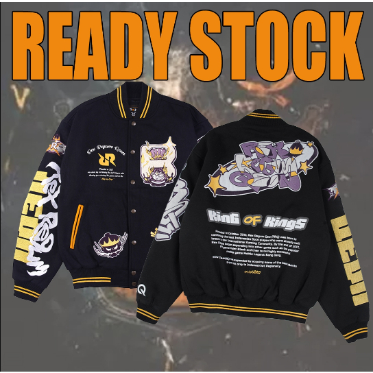 JAKET VARSITY RRQ "THE LEGACY" TERBARU TAHUN 2024 JUMBO