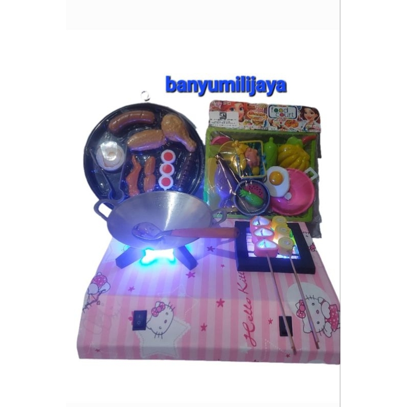 Kompor Led Mainan Anak / Komopor Mainan Masak Masakan Anak