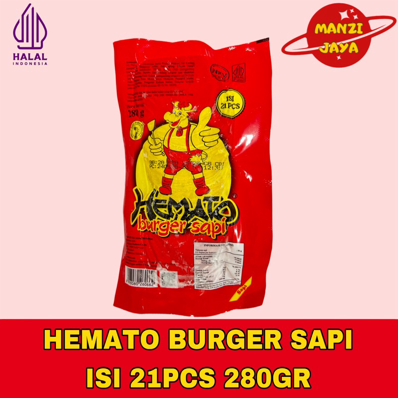 

HEMATO Burger Sapi Mini Isi 20 280gr