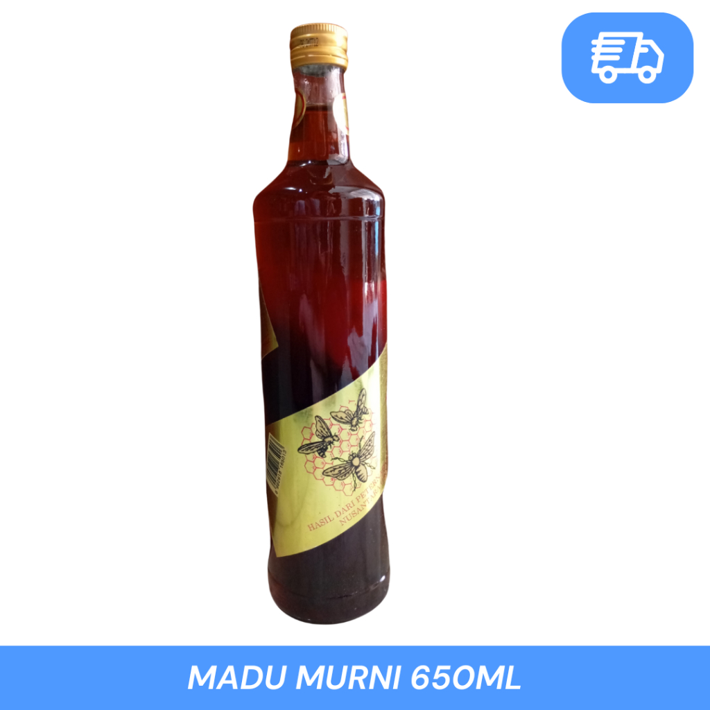 

MADU MURNI 650 ML - ORIGINAL - MURNI - SUPER - MADU RANDU - MADU ASLI - MADU ROYAL JELLY