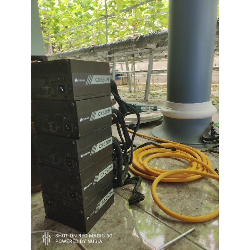 PSU CORSAIR CX650M second tanpa kabel power