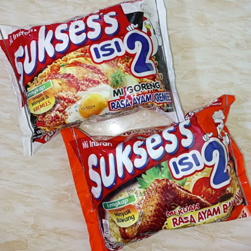 

Mie Sukses isi 2 (Kuah & Goreng)