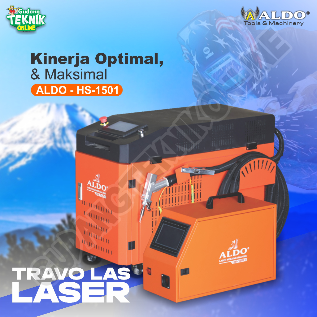 Travo Las Laser ALDO HS-1501 / Trafo Las Laser ALDO HS1501 - Travo Inverter Welding Laser HS 1501 AL