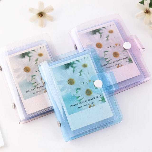 Collection Book Mini Jelly Anime Transparan Free PC Kolbuk Album Photocard Foto Genshin Impact Attac