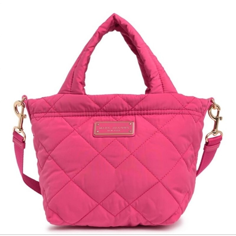 MARC JACOBS bag small tone nylon peony