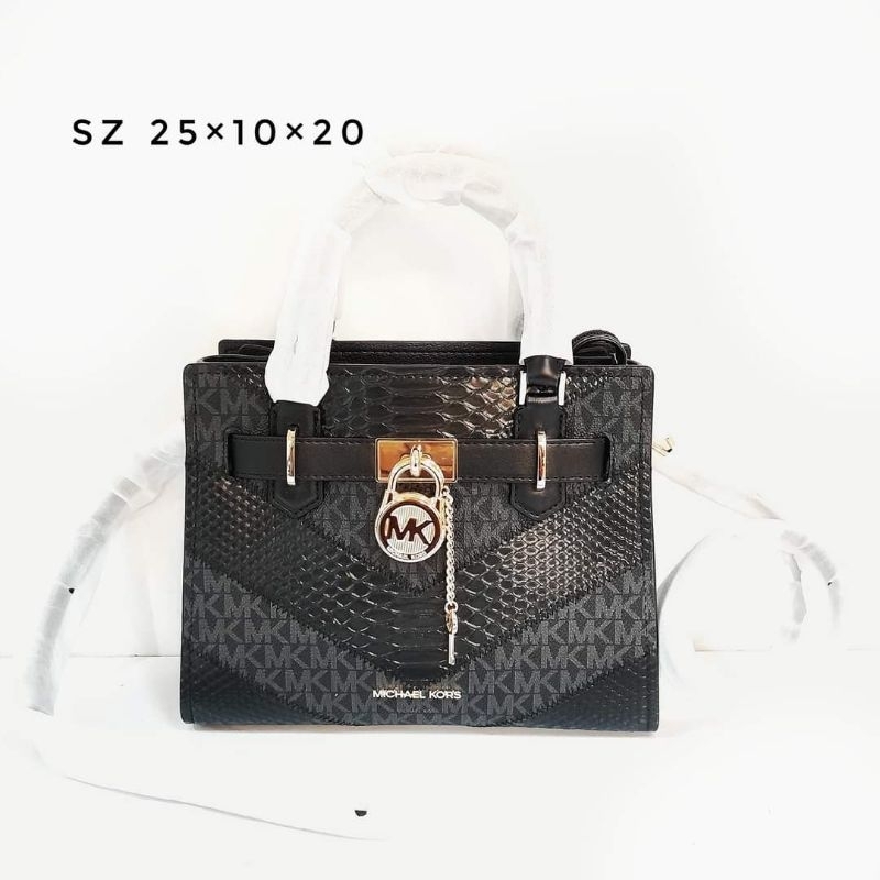 Mk hamilton small black multi original crossbody bag