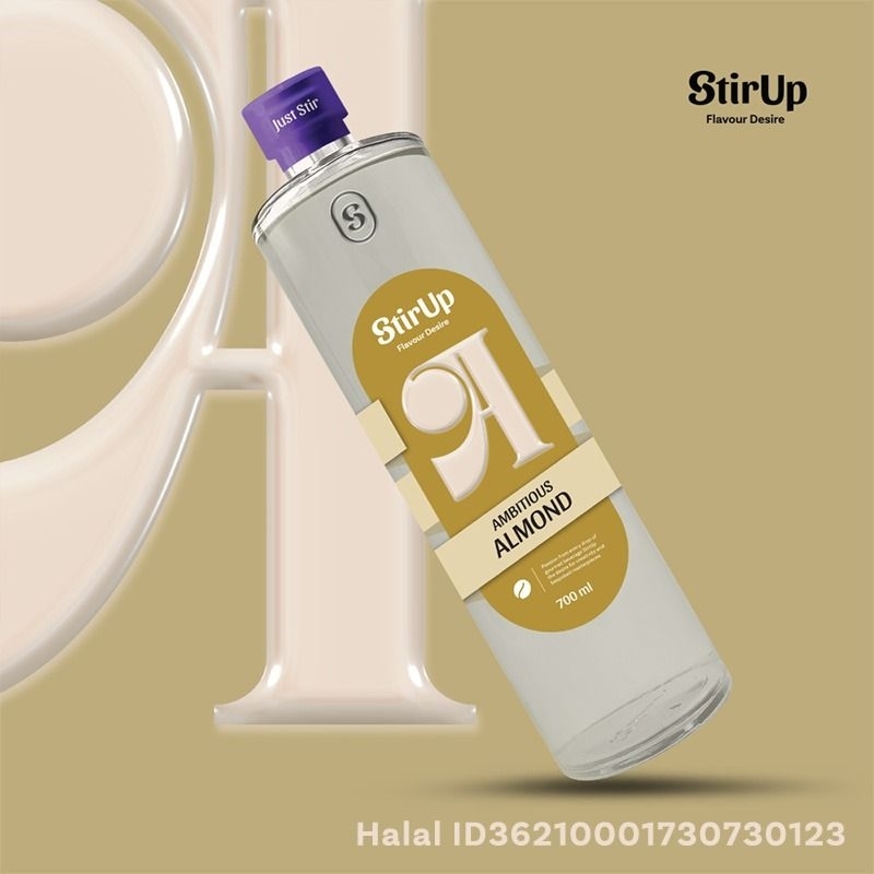 

StirUp Ambitious Almond Syrup - Gourmet Sirup Rasa Almond