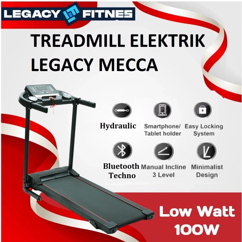 Treadmill Elektrik Legacy Mecca Low watt Electric