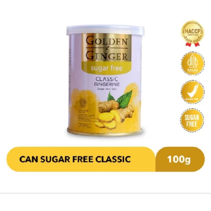 

Permen jahe golden ginger sugar free classic 100gr