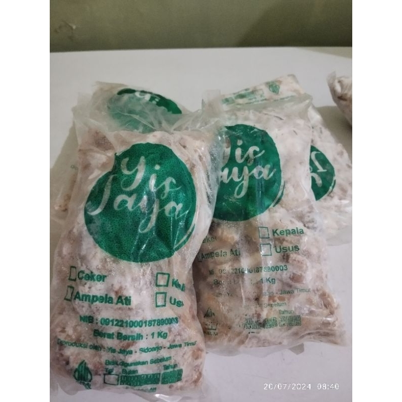 

Ceker tanpa tulang Frozen 500gr