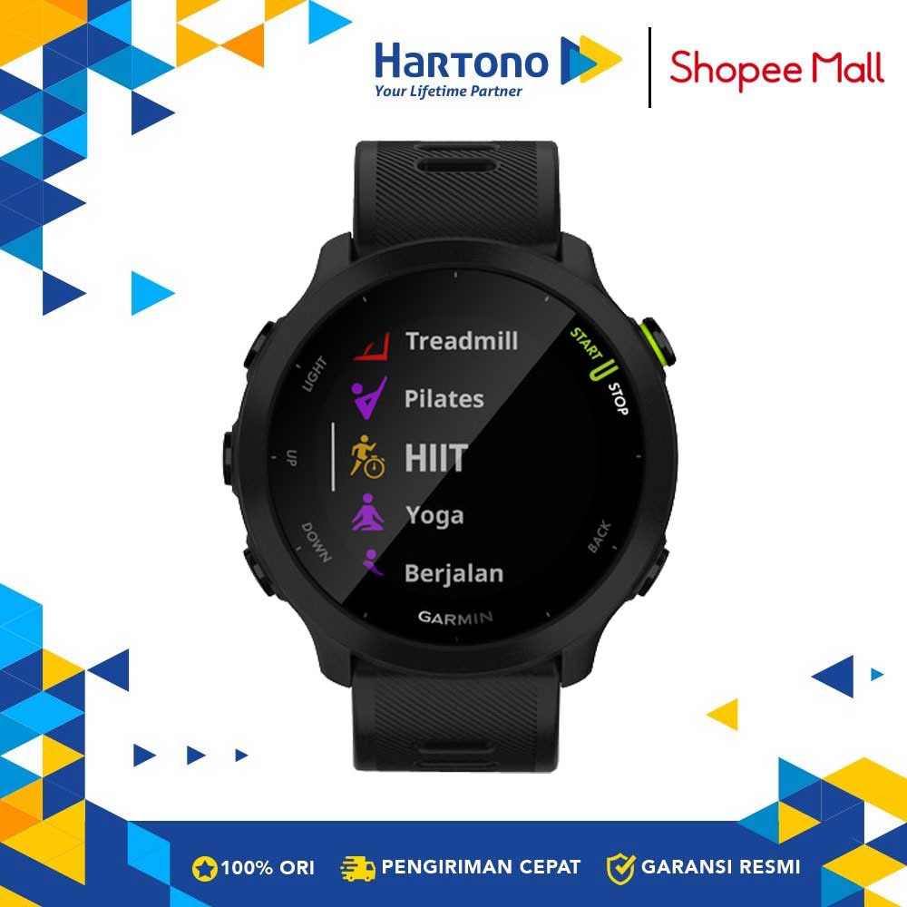 Garmin Smartwatch Forerunner 55 GPS Black 8100021574