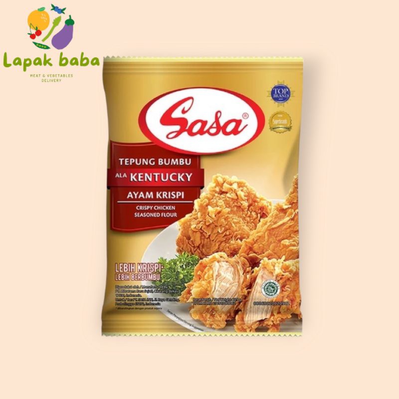

SASA TEPUNG BUMBU AYAM GORENG KENTUCKY KRISPI 225 GRAM