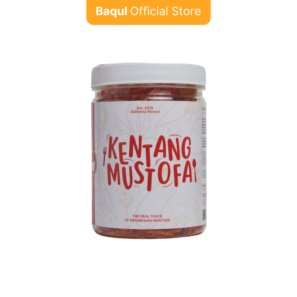 

Baqul Kentang Mustofa Pedas Manis Original Kemasan Ukuran Medium