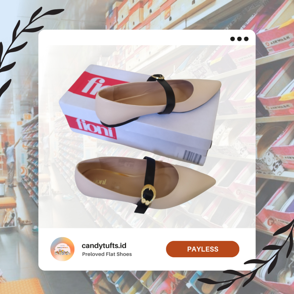 Preloved Payless Fioni Womens Flatshoes / Flatshoes Fioni by Payless / Fioni Fashion Casual Flat Sho