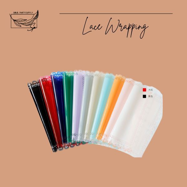 

(ECO) TERLARIS (ECER) LACE WRAPPING PAPER KERTAS BUKET FLOWER BOUQUET CELLOPHANE WATERPROOF /KERTAS RENDA /KERTAS BUKET/KERTAS MURAH /KERTAS BENTUK BINGKAI RENDA/KERTASPREMIUM