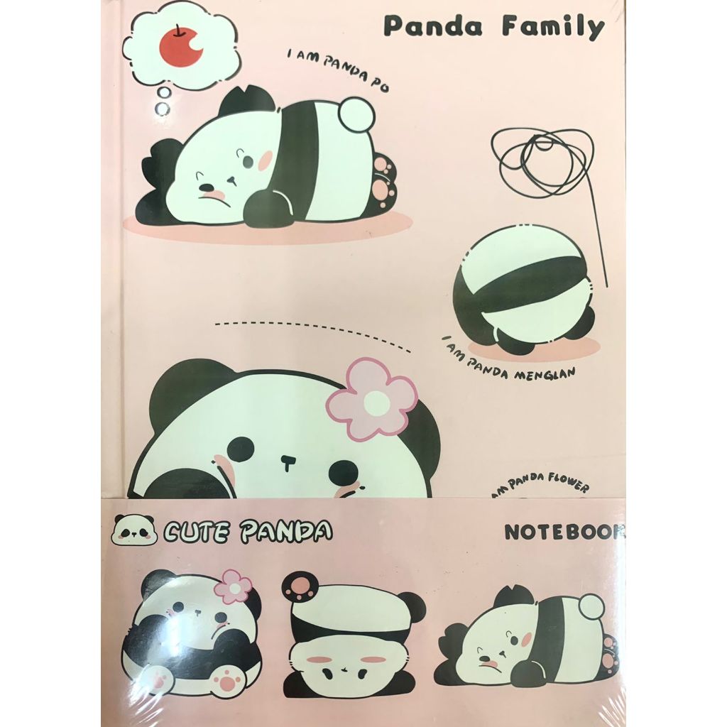 

Gramedia - Kako Cute Panda Hc Notebook A5 Pink