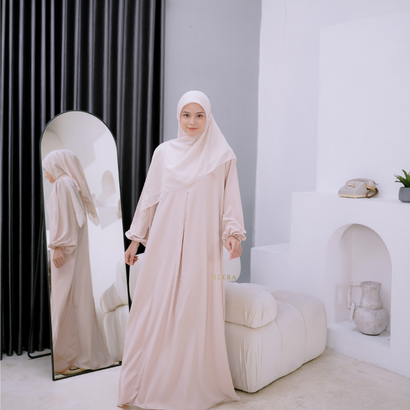 GAMIS POLOS HARI RAYA | FAEYZA Daily Abaya | Abaya Cooltech Anti Gerah Anti bau Muslim Dress Syari B