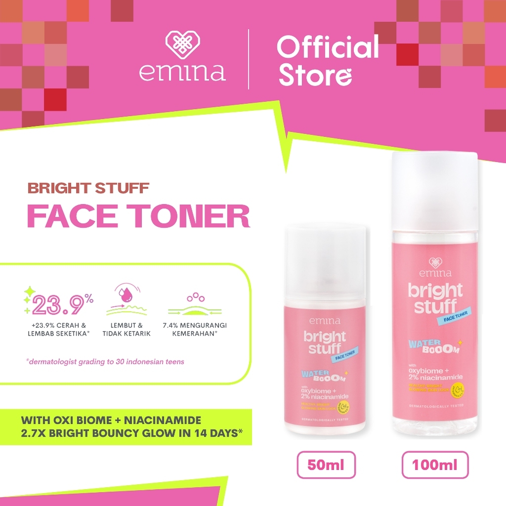 Emina Bright Stuff Face Toner - Toner Emina