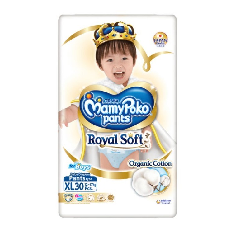 MAMYPOKO KUNING / MAMYPOKO PANTS X-TRA KERING XXL34/XL38/L42/M48 / MAMYPOKO ROYAL SOFT / NB-S44 / M3