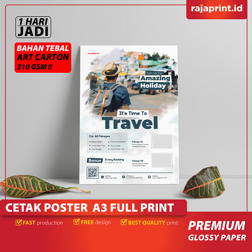 CETAK DIGITAL PRINT A3+ ART CARTON / ART PAPER TEBAL 310 GSM