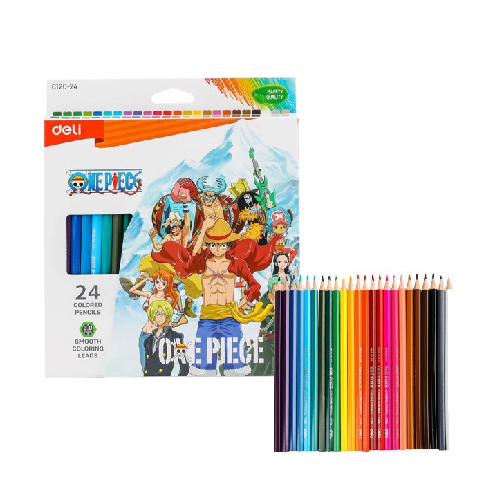 

Deli Set 24 Pcs Pensil Warna Edisi One Piece