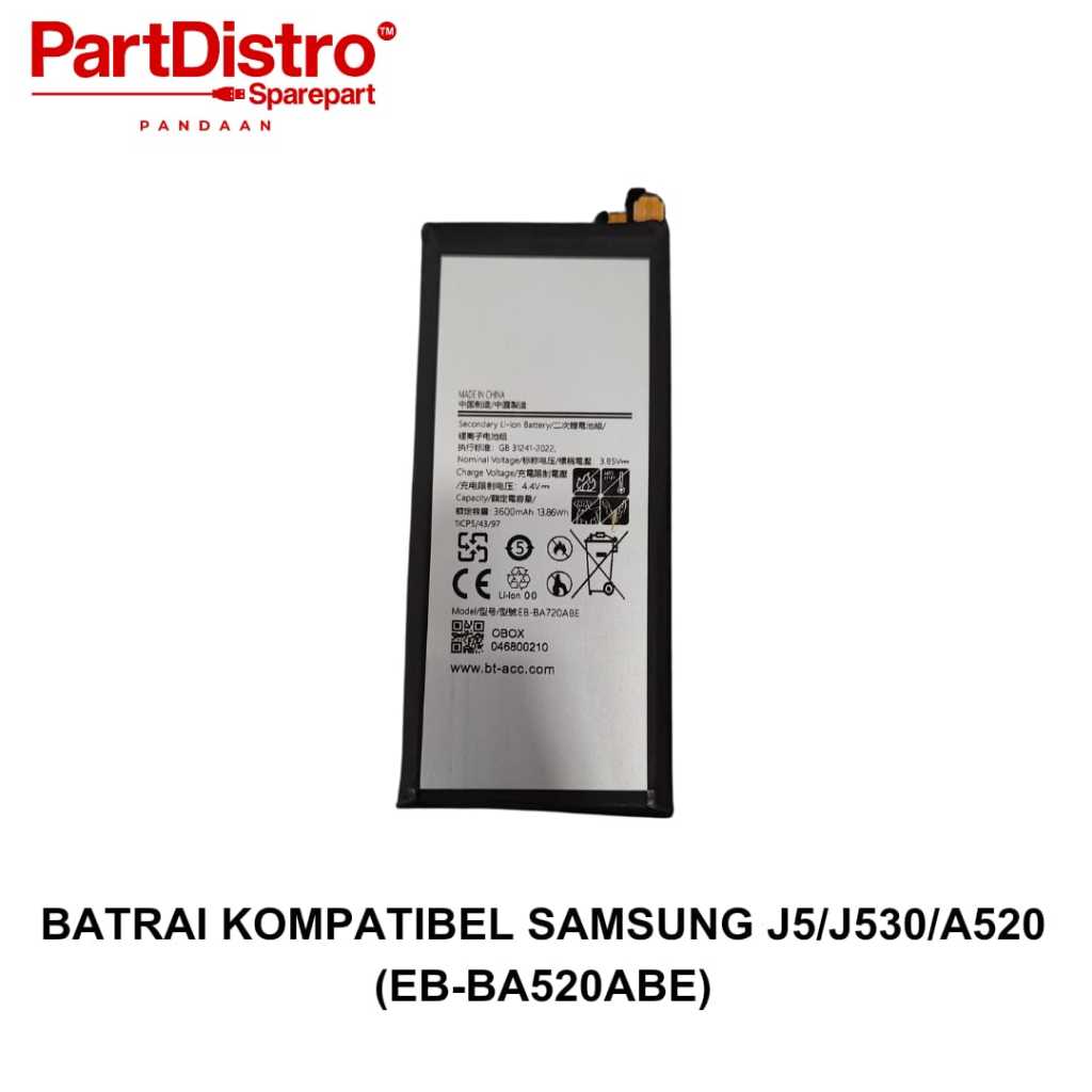 BATT/BATERAI/BATTERY  SAM J5 2017/J530/A520/A5 2017 BT