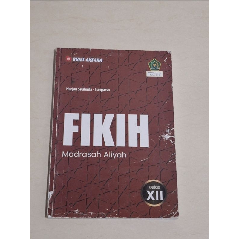 

Fikih Kelas 12 [MA-KMA No. 183 Tahun 2019]