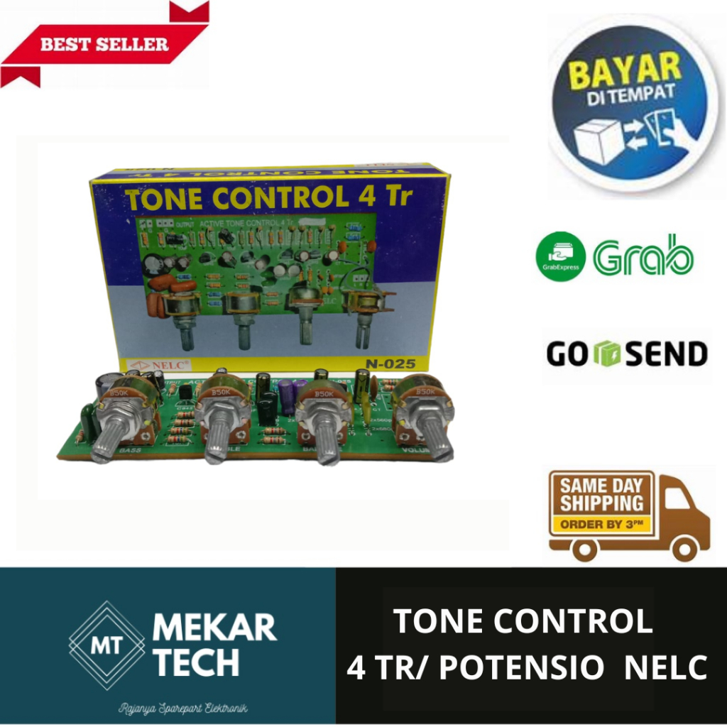 TONE CONTROL 4 TR POTENSIO NELC N 025 TUN KONTROL