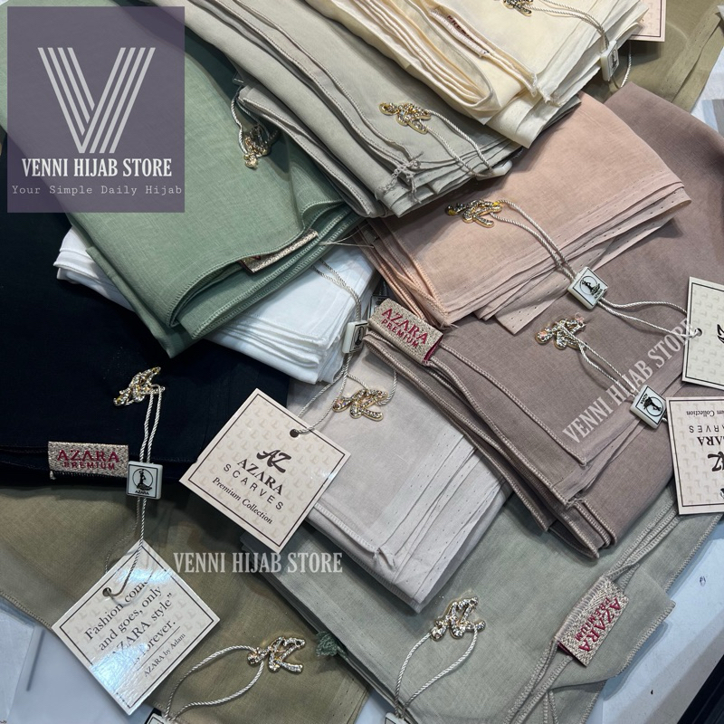 2S PARIS AZARA SCARF BARU LOGO PERMATA(POUCH)