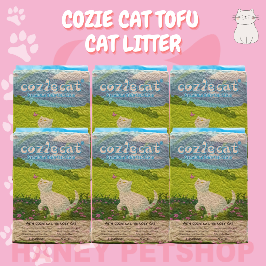 Pasir Soya Tofu Cozie Cat 8 Liter Pasir Kucing Gumpal Cozie Cat Litter