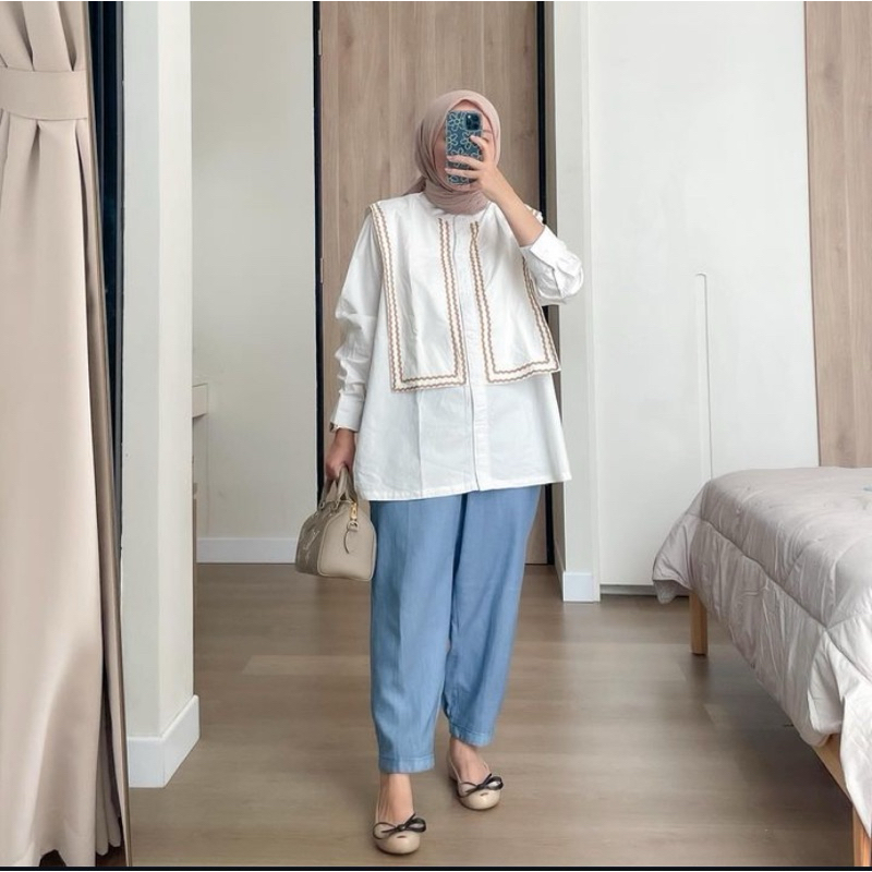 (𝐒𝐈𝐀𝐏 𝐊𝐈𝐑𝐈𝐌) MINAMIRA - Mika Shirt | Nixie Flannel Shirt | Kiana Blouse