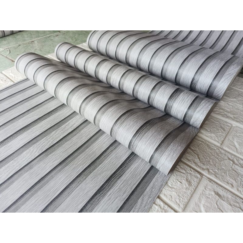 PAKET HEMAT 4 ROL KAYU PANEL KREAM COKLAT LIST COKLAT MINIMALIST DEKORASI RUMAH MEWAH KAMAR TIDUR RU