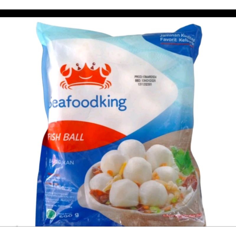 

Seafood King Bakso ikan Fish Ball 500g (Small)