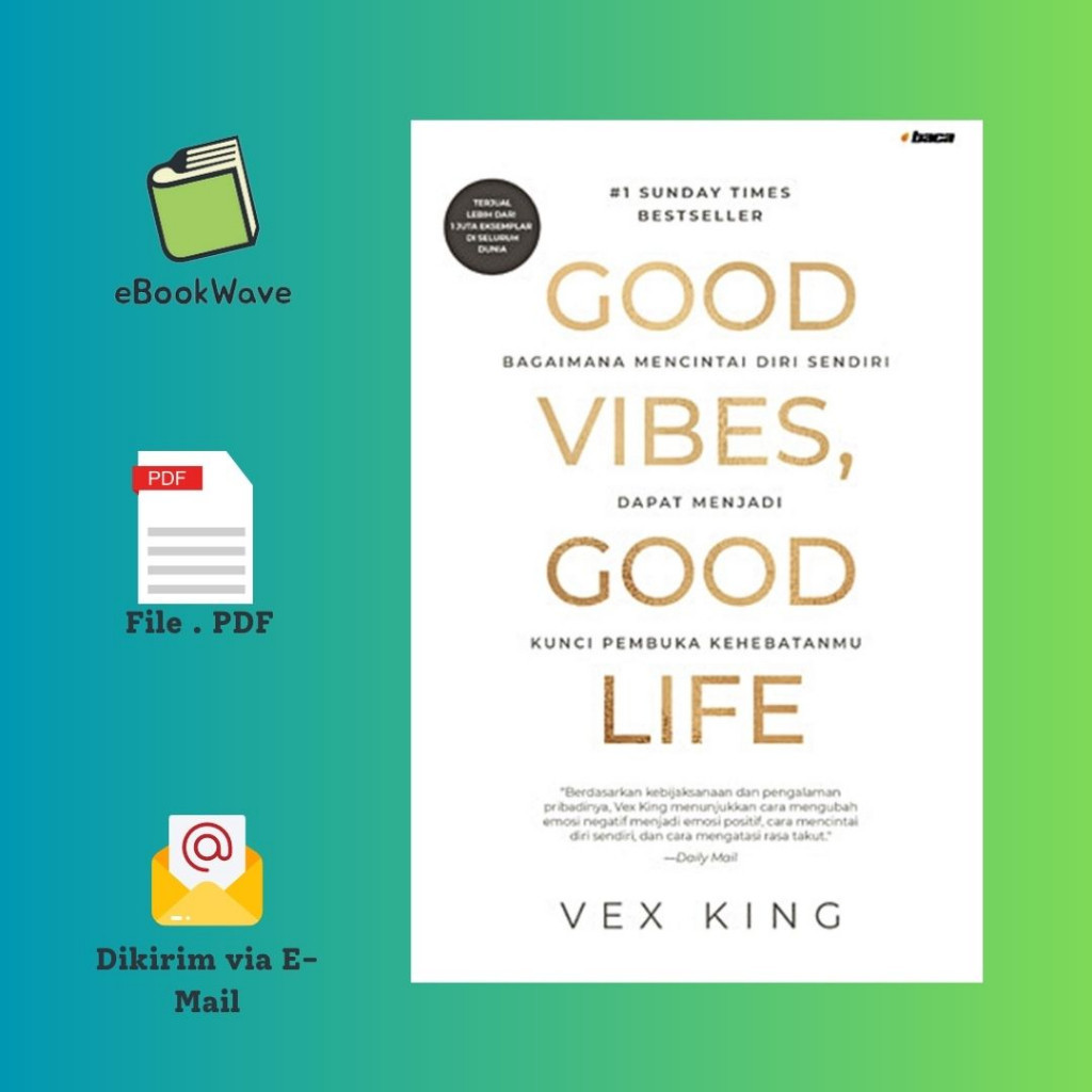 

Good Vibes Good Life Book BEST SELLER (Bahasa Inggris)