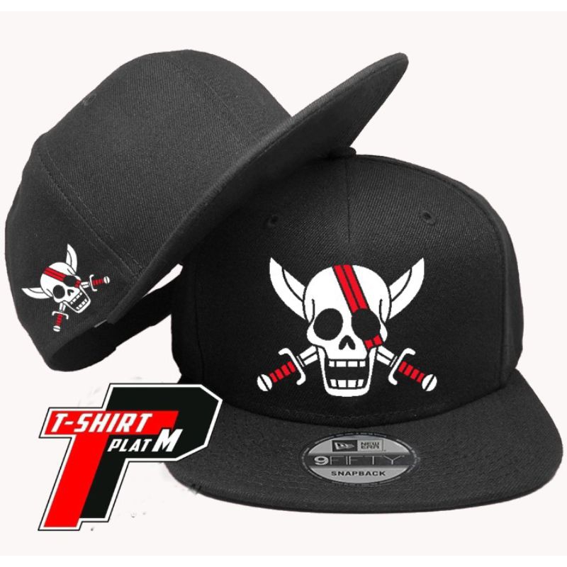 Topi Akagami Shanks One Piece Snapback