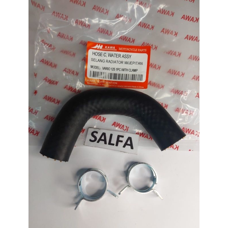 Selang Slang Radiator & Klem Jepitan (2pc) Vario 125 Kawa