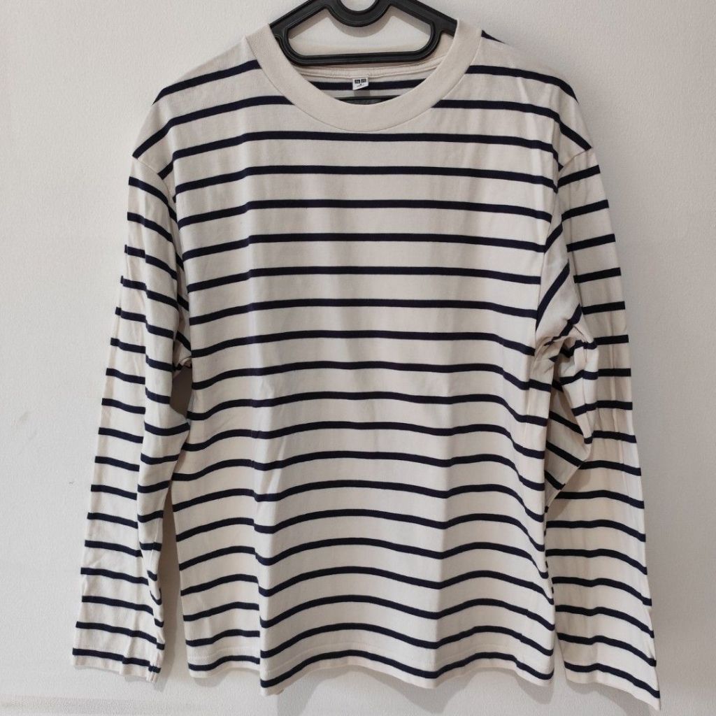 T-Shirt Long Sleeved Striped UNIQLO