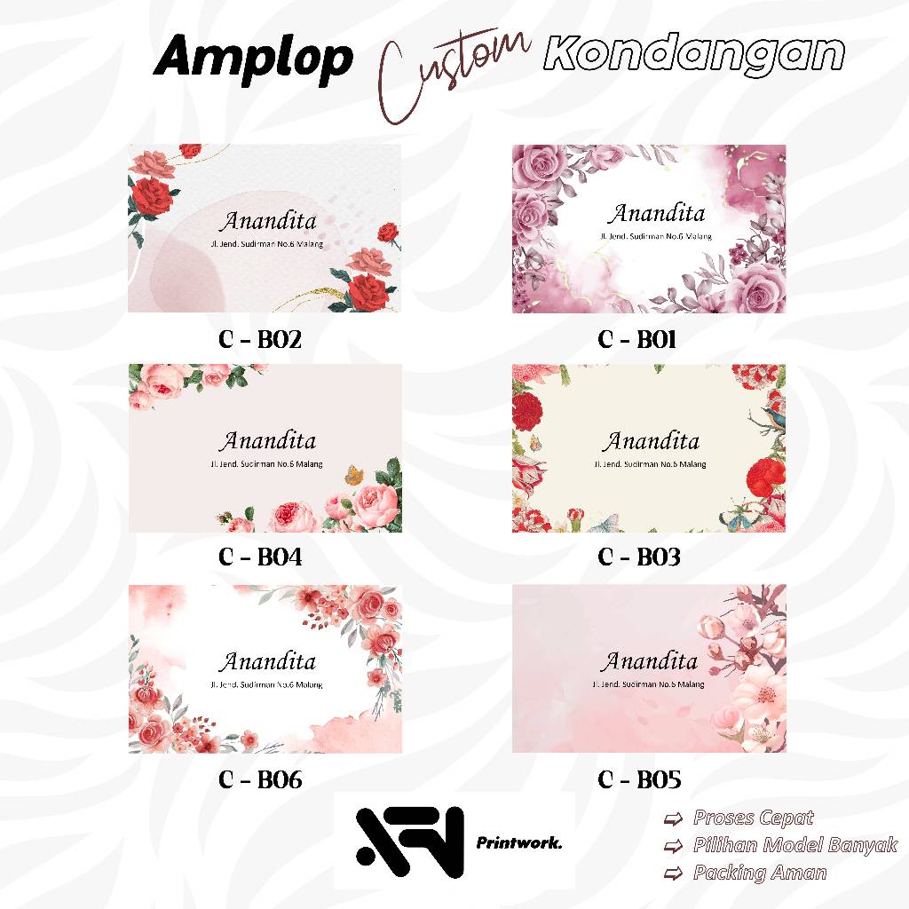 

AMPLOP CUSTOM Kondangan/ Wedding Envelope/ Buwuhan || PAPERLINE 80gsm