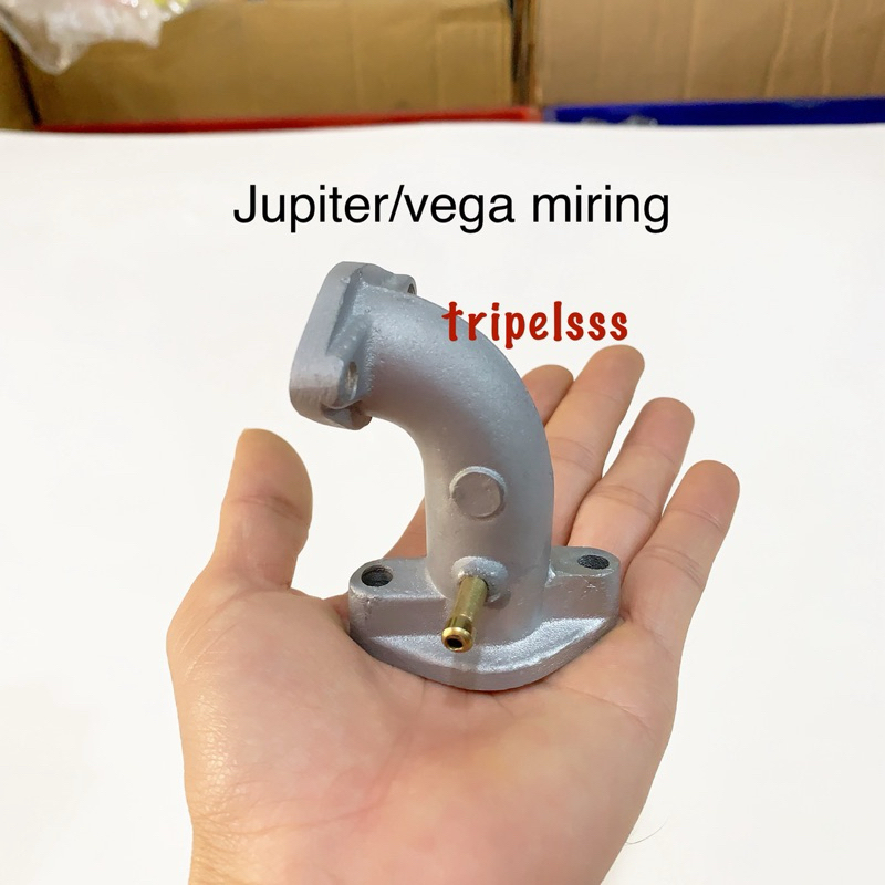 Manipol manifold intek intake karbu miring Jupiter z - Vega lama - Vega r new - Crypton