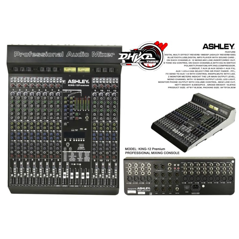 MIXER ASHLEY KING PREMIUM 12 / Mixer Ashley King Premium 12 / mixer ashley 12 channel king premium 1