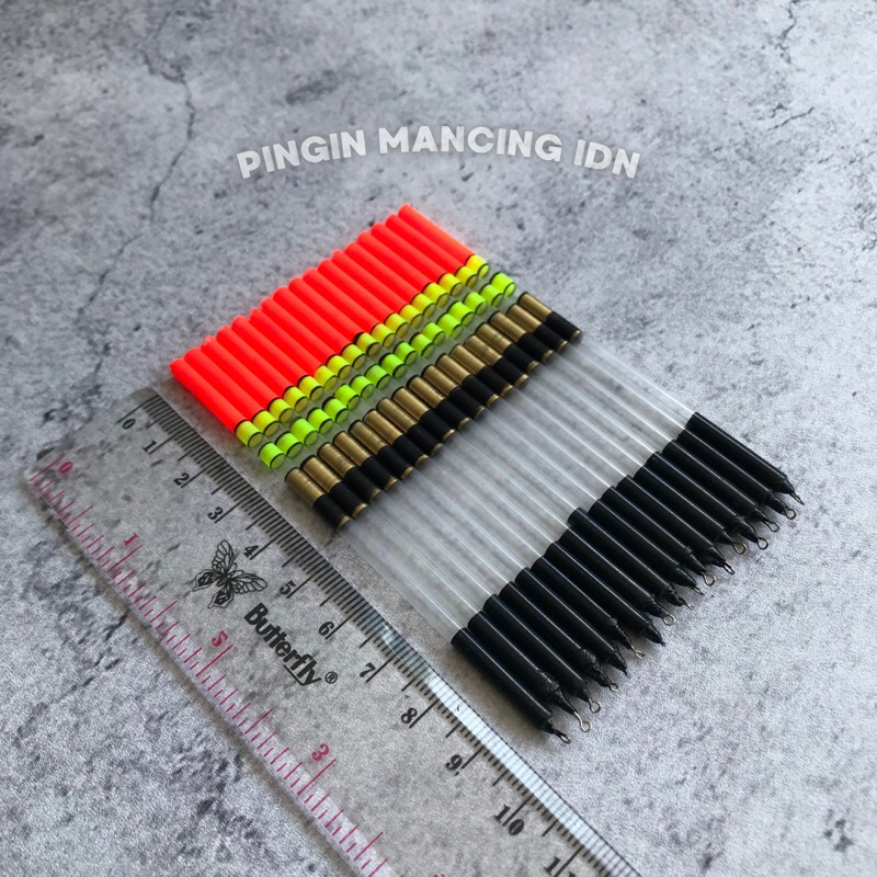 Pelampung Pancing Pipet 10 Cm Super Sensitif Ikan Mas Lele Nila Gurami Bawal