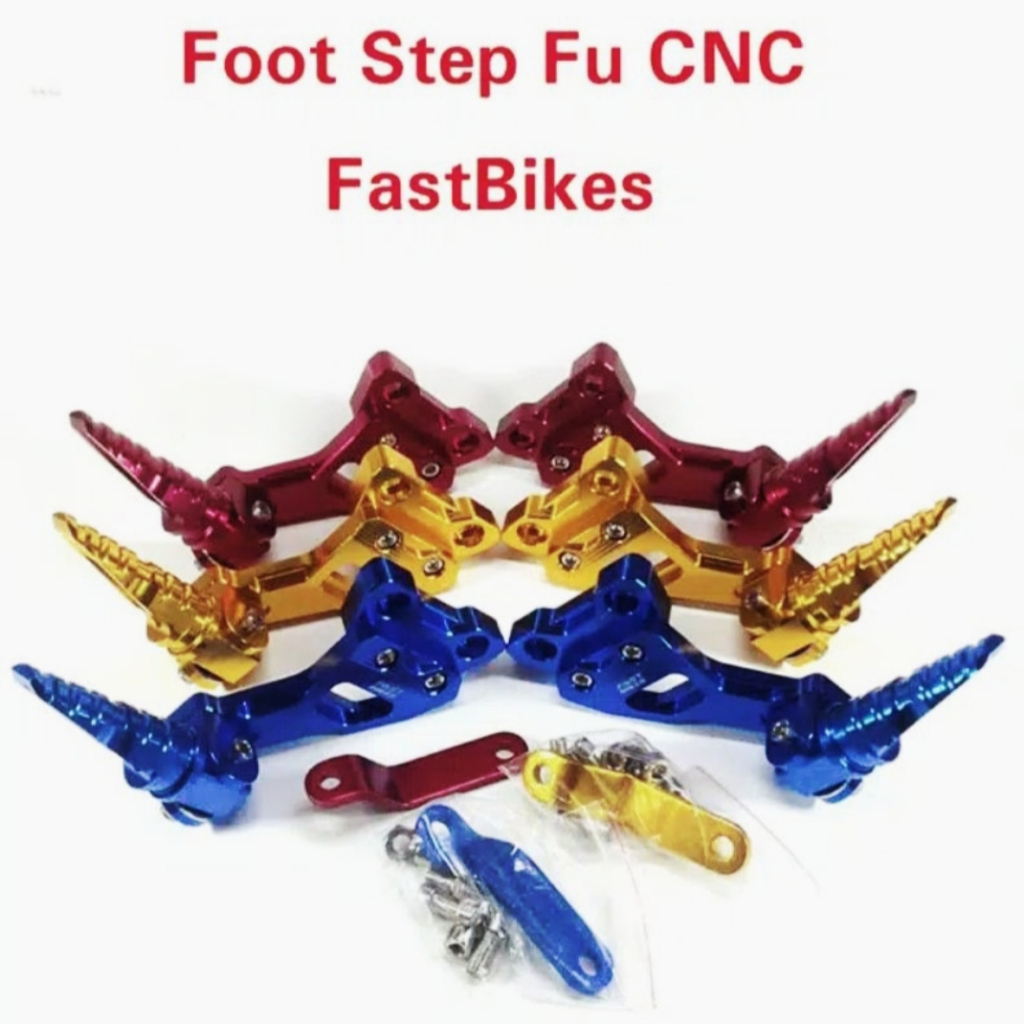 Foot Step Belakang Variasi Step Gantung Belakang Universal Satria Fu,Sonic,Mx 135,Mx King,Ninja150RR