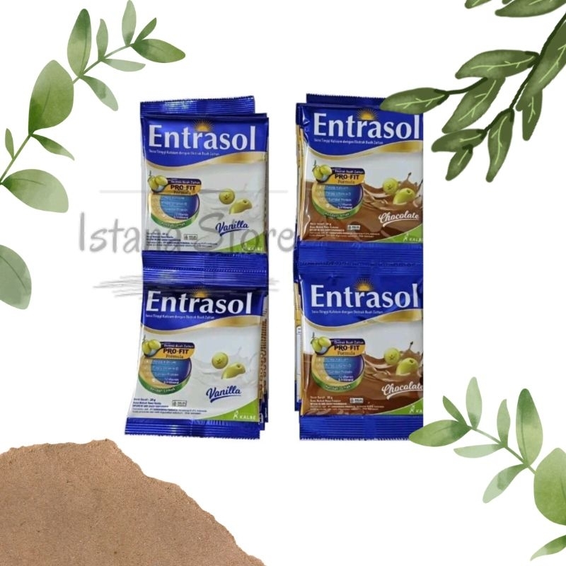 

Entrasol Renceng isi 10 sachet Vanilla Coklat