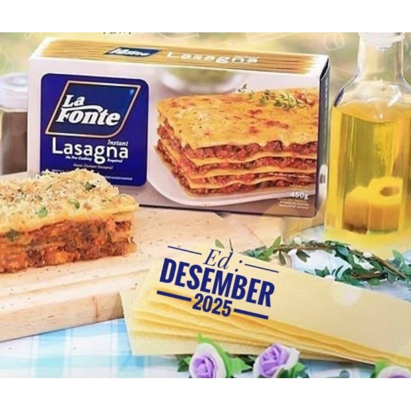 

La Fonte Kulit Lasagna 230 Gram 450gr Halal