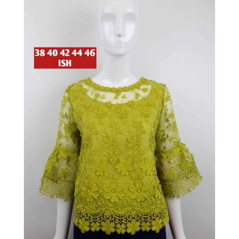 Blouse Pink Boutique Casual Wear | Blouse Bangkok | Blus Brokat |