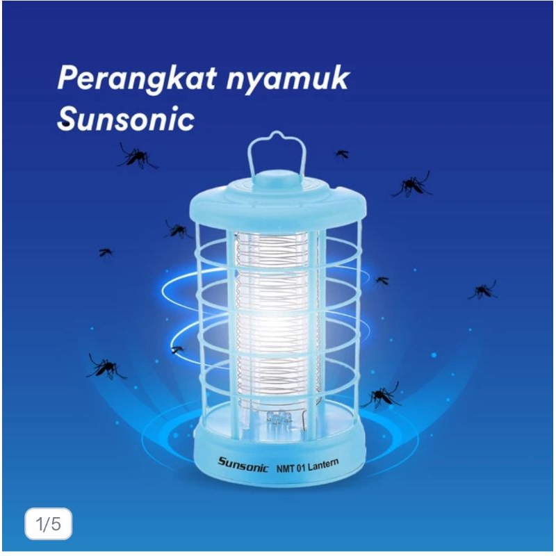 Lampu Led Perangkap Nyamuk Sunsonic NMT-01 / Musquito Lantern Trap SunSonic