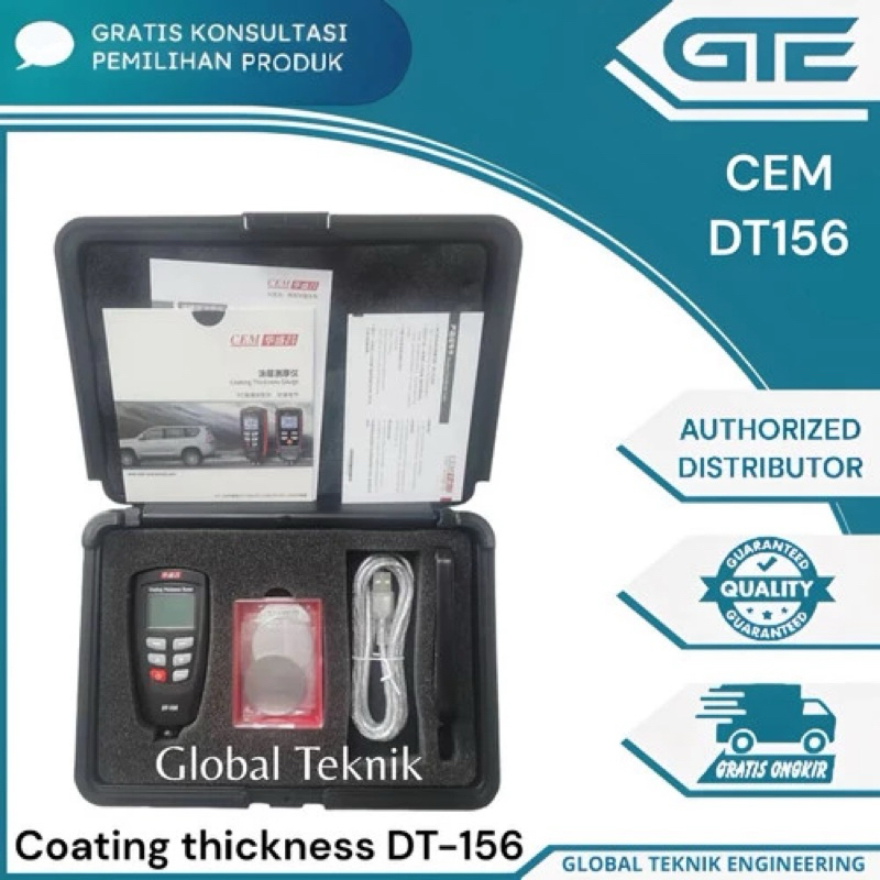CEM DT156 Digital Paint coating thickness gauge tester DT-156