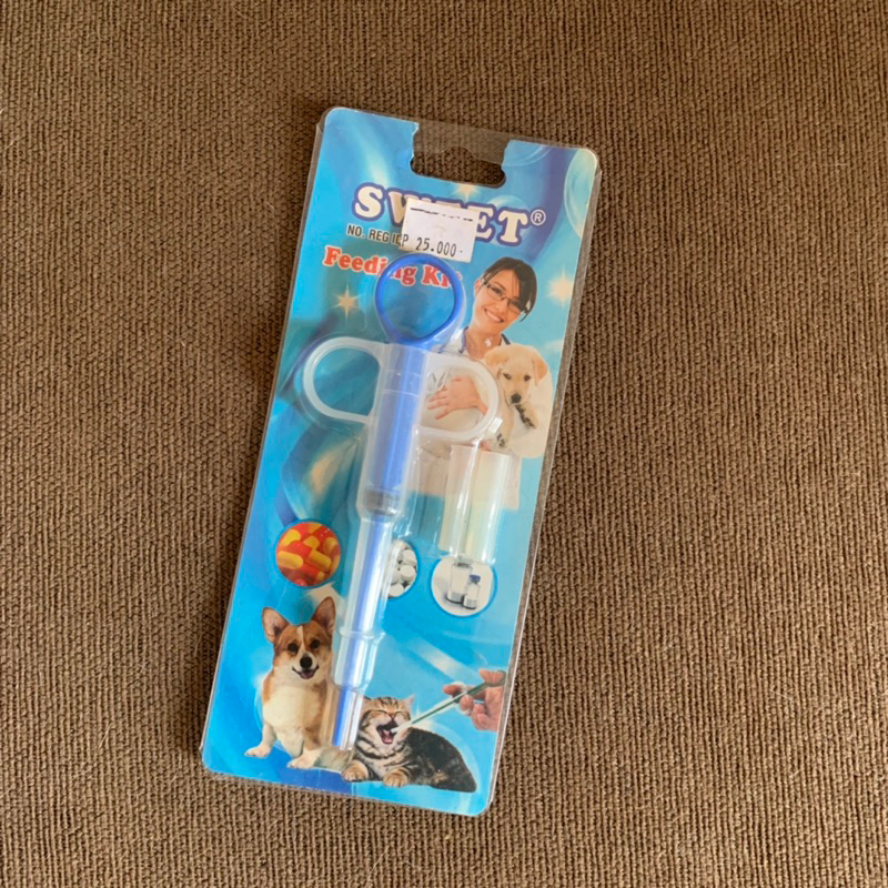 Feeding Kit Cat/Dog Anjing Kucing Spetan Obat (never used)