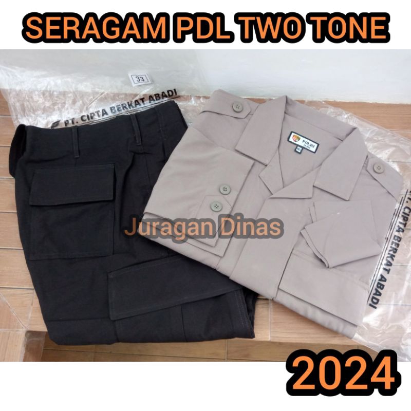 Promo (New) Seragam baju pdl jatah polri bahan halus terbaru / Seragam pdl A1 jatah polri / Setelan